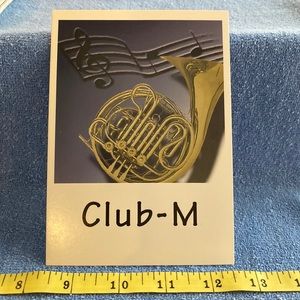 Club-M GoCard Postcard Ad
